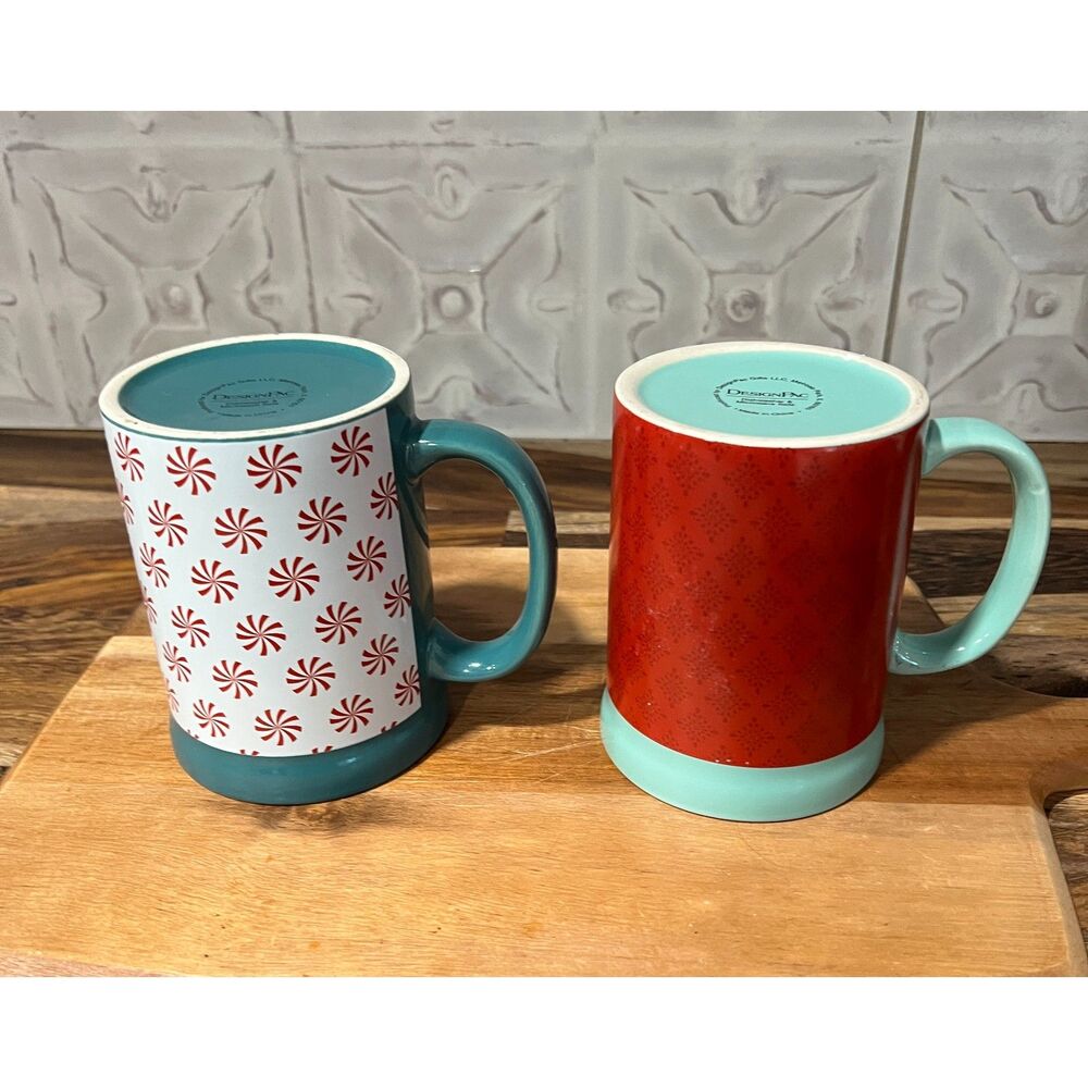 DesignPac Sugar & Sice & Merry Christmas Christmas Mugs Set of 2